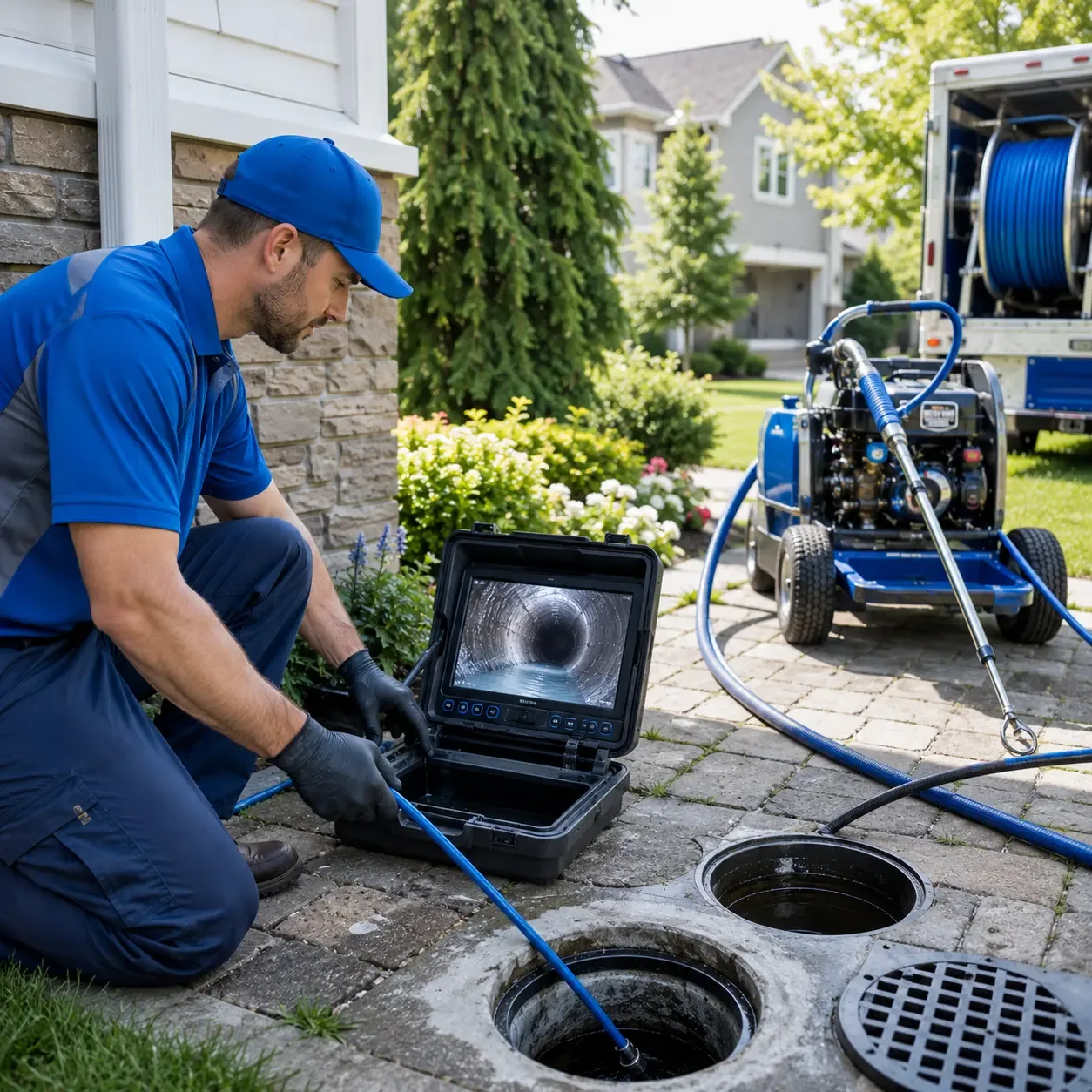 Outdoor drain cleaning professionals serving Blissfield, MI