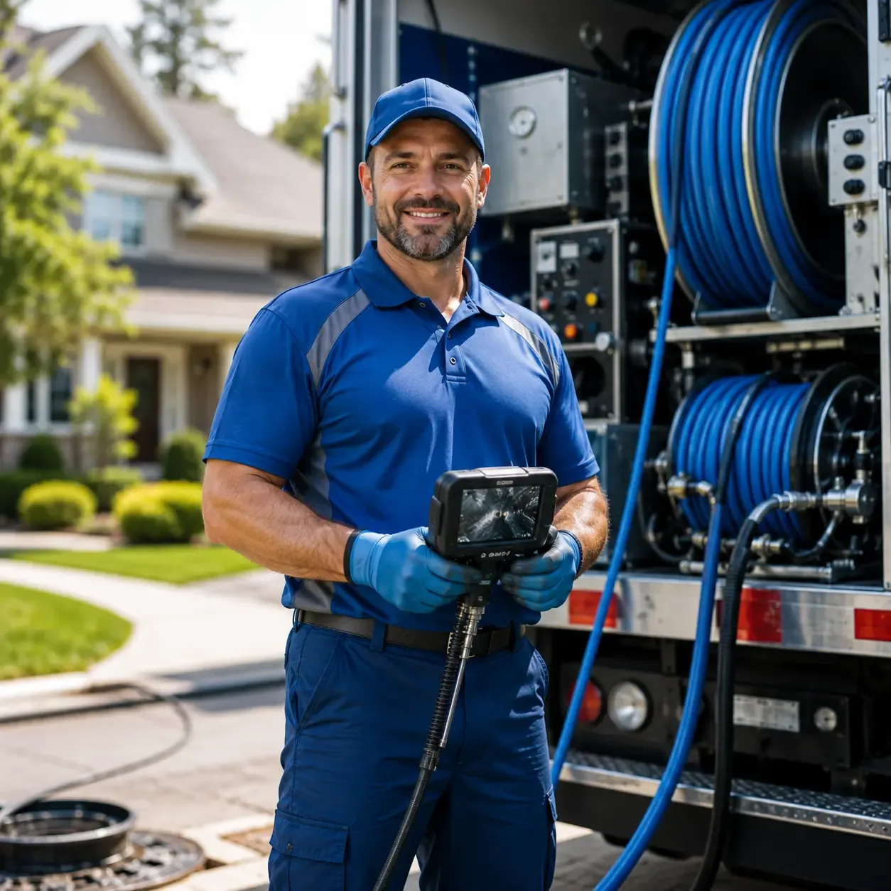 Local outdoor drain cleaning specialists in Blissfield, MI